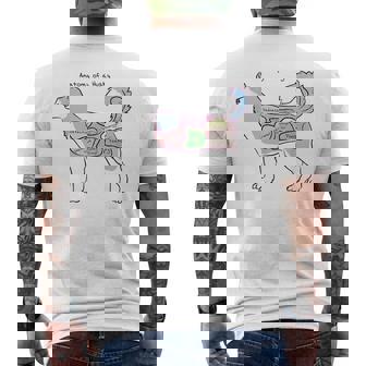 Anatomy Of A Husky Funny Husky Mens Back Print T-shirt | Mazezy