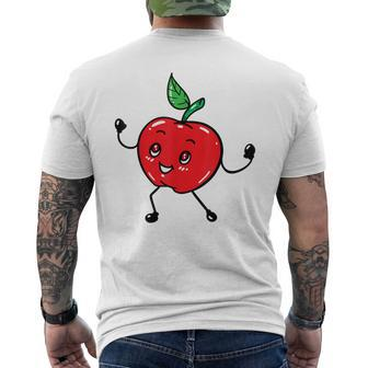 Apple Fruit For Apple Lovers Fruit Themed Men's T-shirt Back Print - Monsterry UK