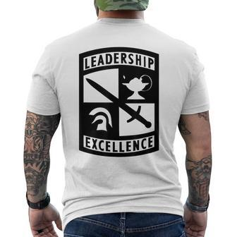 Army Reserve Officers Training Corps Rotc Us Army Mens Back Print T-shirt | Mazezy