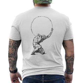 Atlas Greek Mythology Greece Greek Gods And Heroes Men's T-shirt Back Print | Mazezy CA