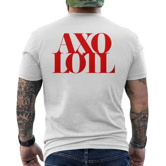Axolotl Friendship Positivity Quote Kindness Mantra Men's T-shirt Back Print | Mazezy