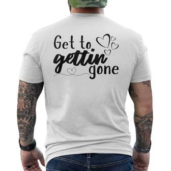 Bailey Zimmerman Get To Getting Gone Mens Back Print T-shirt - Thegiftio UK