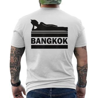 Bangkok Thailand Asia Travel Vacation Souvenir Agogo Khaosan Men's T-shirt Back Print | Mazezy