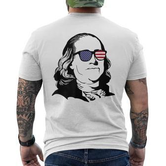 Ben Franklin Usa 4Th Of July Men Women Kids Mens Back Print T-shirt | Mazezy