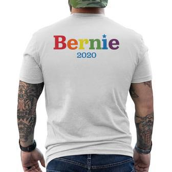 Bernie Sanders Pride 2020 Mens Back Print T-shirt | Mazezy