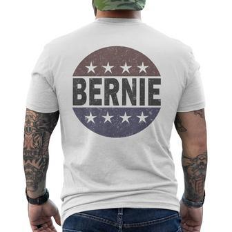 Bernie Sanders Retro Vintage 2020 Political Mens Back Print T-shirt | Mazezy