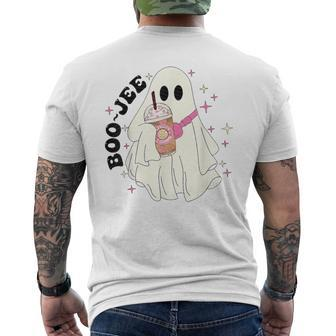 Boo Jee Halloween Ghost Spooky Season Bou Jee Men's T-shirt Back Print - Monsterry UK
