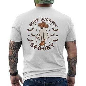 Boot Scootin Spooky Halloween Men's T-shirt Back Print - Thegiftio UK