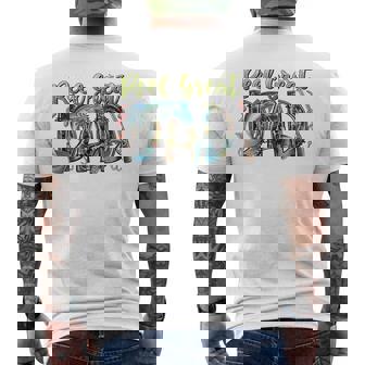 Camo Reel Great Dad Fisherman Daddy Happy Fathers Day Funny Gifts For Dad Mens Back Print T-shirt | Mazezy