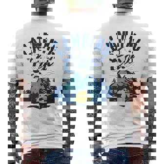 Camping Crew Camper Group Family Camping Summer Camping Mens Back Print T-shirt | Mazezy