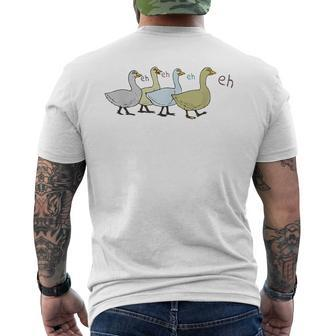 Canadian Geese Eh Canada Day 2018 Mens Back Print T-shirt | Mazezy