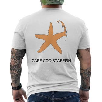 Cape Cod Starfish Men's T-shirt Back Print | Mazezy