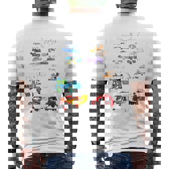 Car Childish Drawing Drawing Funny Gifts Mens Back Print T-shirt | Mazezy