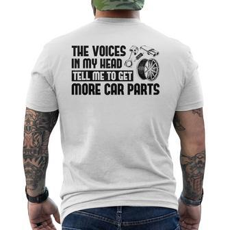 Car Guy & Car Girl Funny Get More Car Parts Racing Drifting Mens Back Print T-shirt - Thegiftio UK