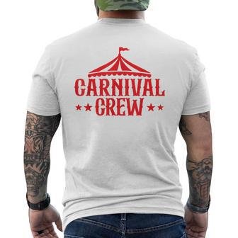 Carnival Crew For Carnival Birthday & Carnival Theme Party Men's T-shirt Back Print - Seseable
