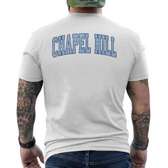 Chapel Hill North Carolina Nc Vintage Athletic Sports Mens Back Print T-shirt | Mazezy