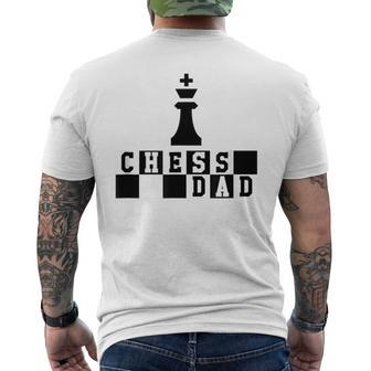 Chess Dad Cheesy Corn Dad Joke Checkmate Men's T-shirt Back Print | Mazezy
