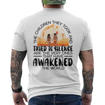 The Children They Took Orange Day Indigenous Children Men's T-shirt Back Print - Seseable