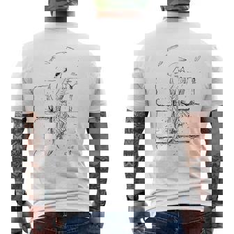 Chimney Swift For Bird Watchers And Bird Lovers Men's T-shirt Back Print | Mazezy