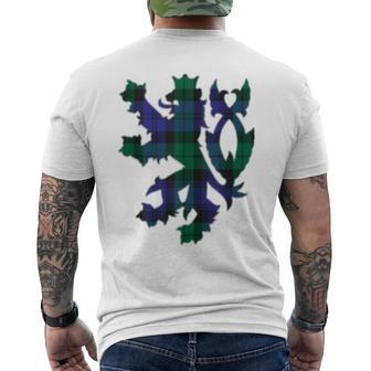 Clan Blackwatch Tartan Scottish Family Name Scotland Pride Pride Month Funny Designs Funny Gifts Mens Back Print T-shirt | Mazezy