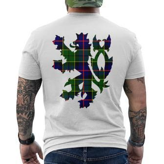 Clan Forsyth Tartan Scottish Family Name Scotland Pride Pride Month Funny Designs Funny Gifts Mens Back Print T-shirt | Mazezy