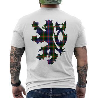 Clan Murray Of Atholl Tartan Scottish Family Name Pride Murray Funny Gifts Mens Back Print T-shirt | Mazezy