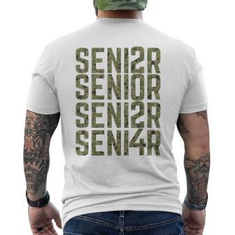Class Of 2024 Seniors 24 Senior Graduation Idea Men's Back Print T-shirt | Mazezy