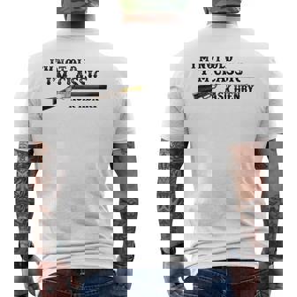 Classic Henry Lever Action Rifle - For Gun Enthusiasts Mens Back Print T-shirt | Mazezy