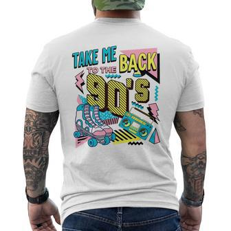 Cool Retro Vintage Colourful90s Take Me Back To The 90S 2023 90S Vintage Designs Funny Gifts Mens Back Print T-shirt | Mazezy CA