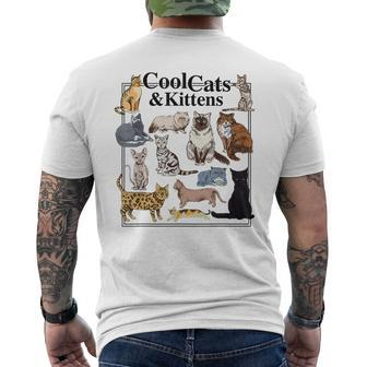 Cools Cat And Kitten Cat Types Funny Mens Back Print T-shirt - Monsterry
