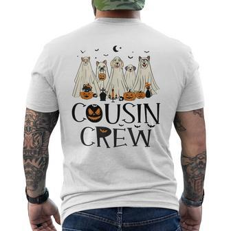 Cousin Squad Boo Boo Cousin Crew Ghost Dog Halloween Men's T-shirt Back Print - Monsterry AU
