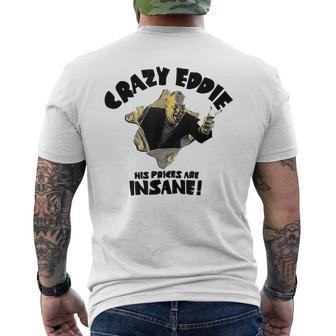 Crazy Eddie Electronics Department Store Mens Back Print T-shirt - Monsterry DE