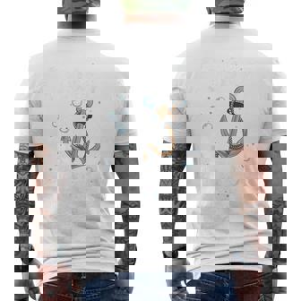 Cruise Time Family Vacation Anchor Boat Kids Boys Girls Mens Back Print T-shirt | Mazezy