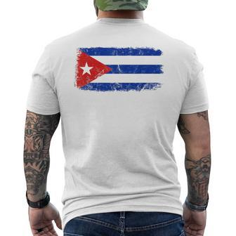 Cuban Flag Cuba Pride Cuba Travel Proud Cuban Cuba Flag Men's T-shirt Back Print - Monsterry