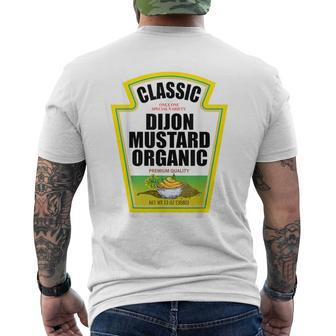Dijon Mustard Condiment Group Halloween Costume Adult Kid Men's T-shirt Back Print - Thegiftio UK