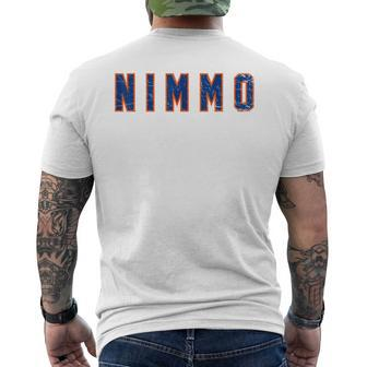 Distressed Nimmo Proud Family Last Name Surname Familia Mens Back Print T-shirt - Monsterry