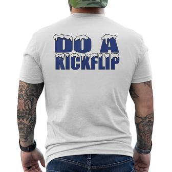 Do A Kickflip Football Soccer Fan Do A Kickflip Trending Mens Back Print T-shirt | Mazezy DE