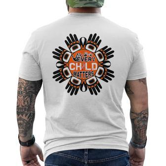 Every Child In Matters Orange Day Kindness Equality Unity Mens Back Print T-shirt - Seseable