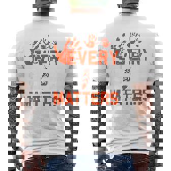 Every Orange Child Matters Indigenous People Orange Day Men's T-shirt Back Print - Seseable