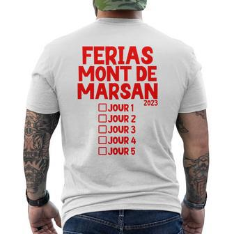 Férias Mont De Marsan 2023 Southwest Feria Feria Corrida Men's T-shirt Back Print | Mazezy