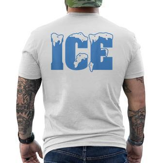 Fire And Ice Diy Last Minute Halloween Costume Men's T-shirt Back Print - Seseable