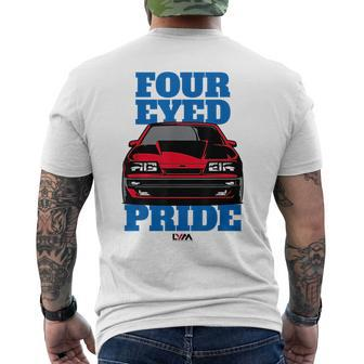 Foxbody Four Eyed Pride Mens Back Print T-shirt | Mazezy