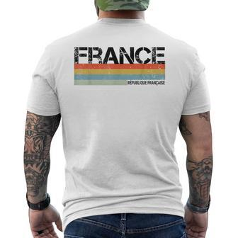 France And French Men's T-shirt Back Print | Mazezy