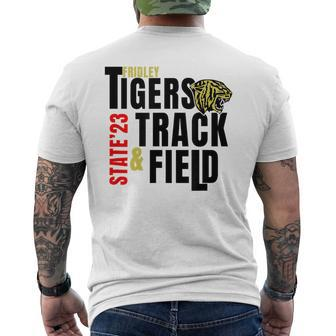 Fridley Track & Field Mens Back Print T-shirt | Mazezy DE