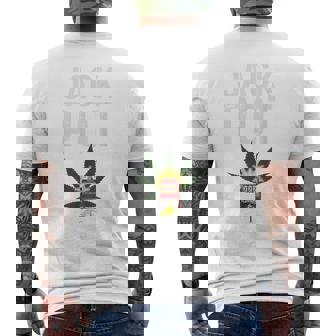 Casino Weed Vegas Marijuana Stoner Slot Machine Men's T-shirt Back Print | Mazezy