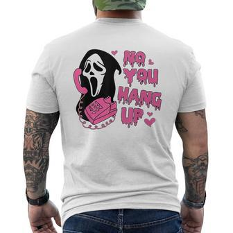 Ghost Calling Halloween Costume No You Hang Up Men's T-shirt Back Print - Monsterry UK