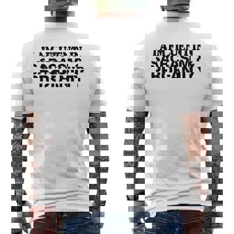 Funny Gift - I Am Fluent In Sarcasm And Profanity Mens Back Print T-shirt | Mazezy