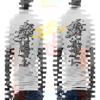 Go Sports Foam Finger Men's T-shirt Back Print