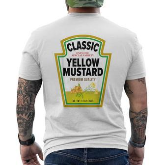 Mustard Ketchup Easy Diy Couples Costume Condiment Men's T-shirt Back Print - Thegiftio UK