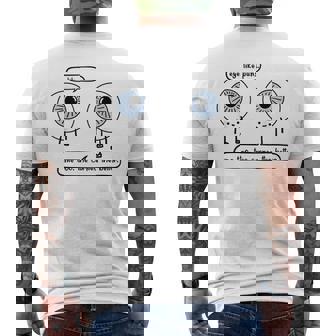 Funny Optometry Eye Like Puns Optometrist Life Optician Gift Mens Back Print T-shirt - Monsterry